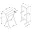 Ensemble de plateaux-repas pliables 5 pièces Alizea-70801459