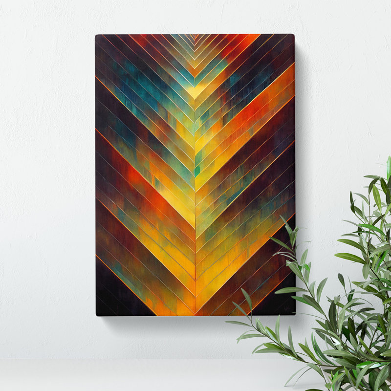 Awesome Abstract Art No.5 - Wrapped Canvas Print, 50cm H x 35cm W x 3cm D