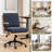 Camelo Solid Wood Swivel Task Office Chair-2146543648