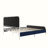 Tallulah Platform Bed Frame with Upholstered Headboard, Navy-289036032