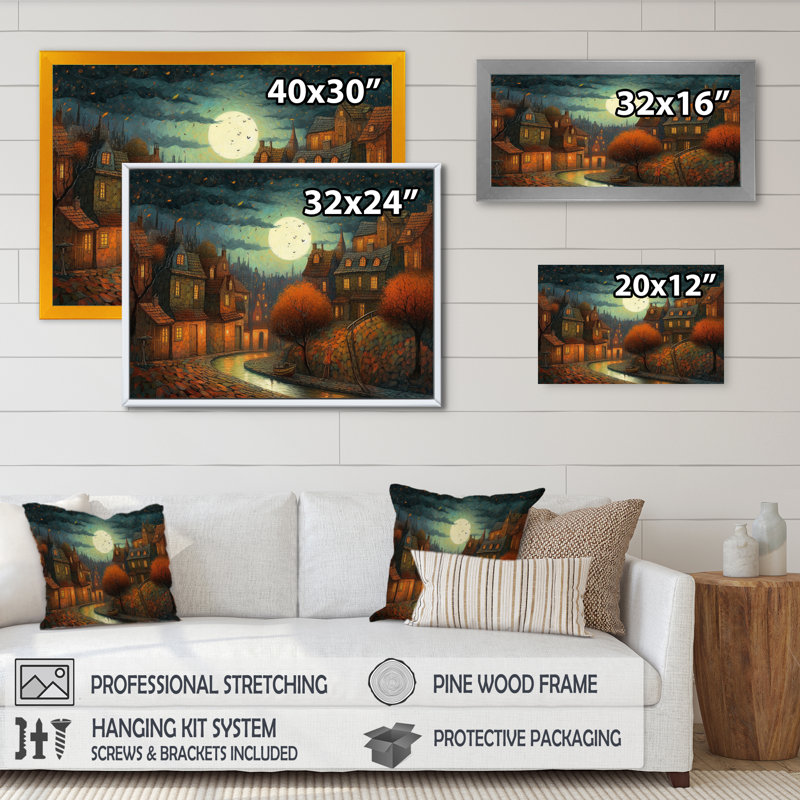 Ruell Sunset Haven II sur impression sur toile, H 30 po x l 40 po x P 1,5 po, Toile tendue