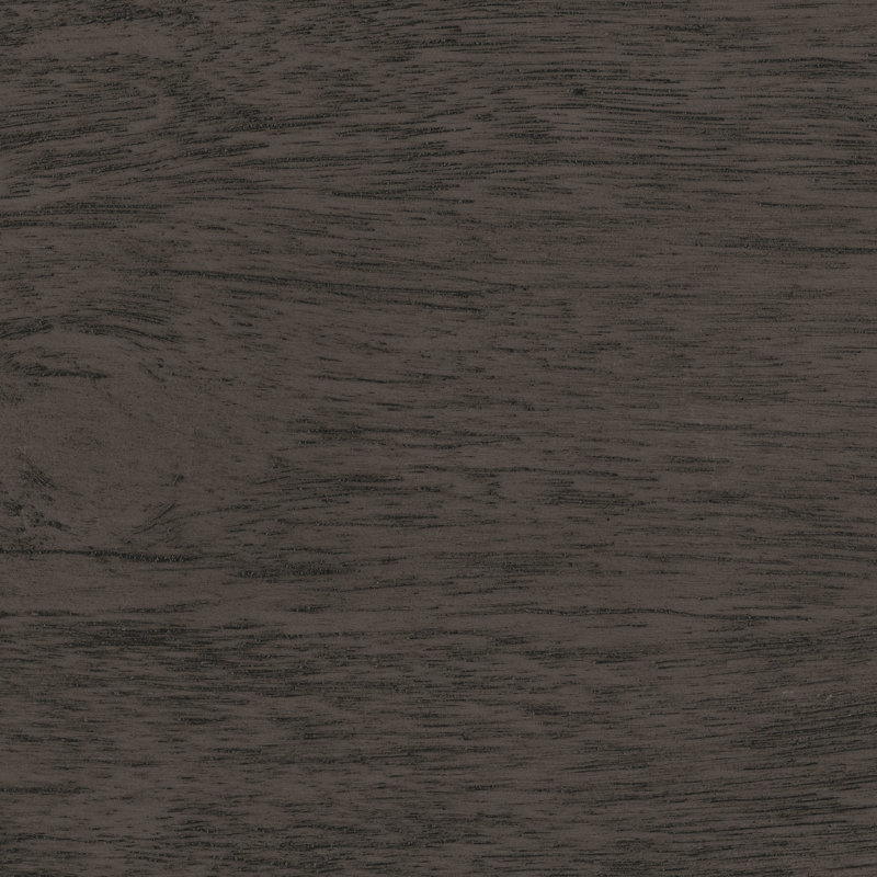Ensemble de 2 tabourets à hauteur de comptoir Tuna, siège en chenille, tête de clou, bois gris