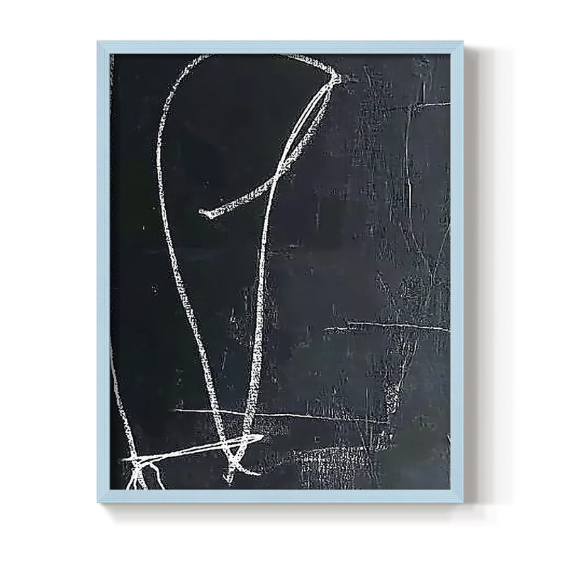 "ABSTRACT Series DCV III" par J Paul, H 29 po x l 23 po, Noyer