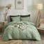 Ensemble de housse de couette douce en coton délavé Boho-1079322551-1079322545