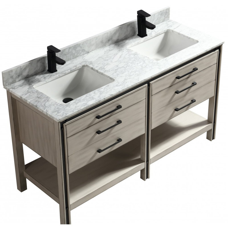 Base de meuble-lavabo double Vali 59 seulement