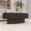 Wood Oval Coffee Table For Living Room-1441307959