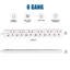 Wall Mounted 6-Way Extension Lead with Individual Switches, 13A Fused UK 3 Pin Plug-126544902-126544906