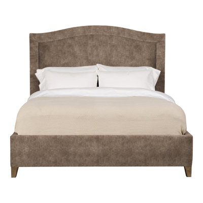 Caroline/Casey Queen Upholstered Low Profile Panel Bed