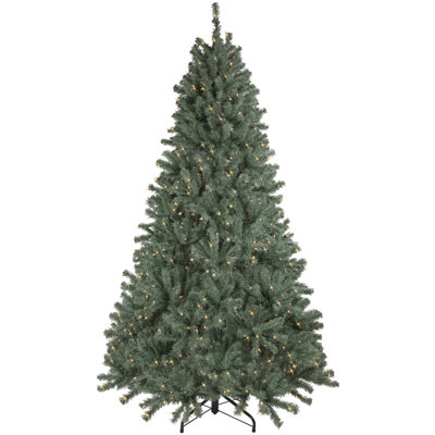 7.5' Pre-Lit Colorado Blue Spruce Artificial Christmas Tree Clear Lights -  Northlight Seasonal, NORTHLIGHT Z94013