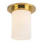 Mineral 8-in Brass Flush Mount-2016278283-2016278276