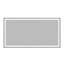 LED Lighted Dimmable Tempered Glass Bathroom Vanity Mirror With Black Aluminum Framed-2110611607-2110611601