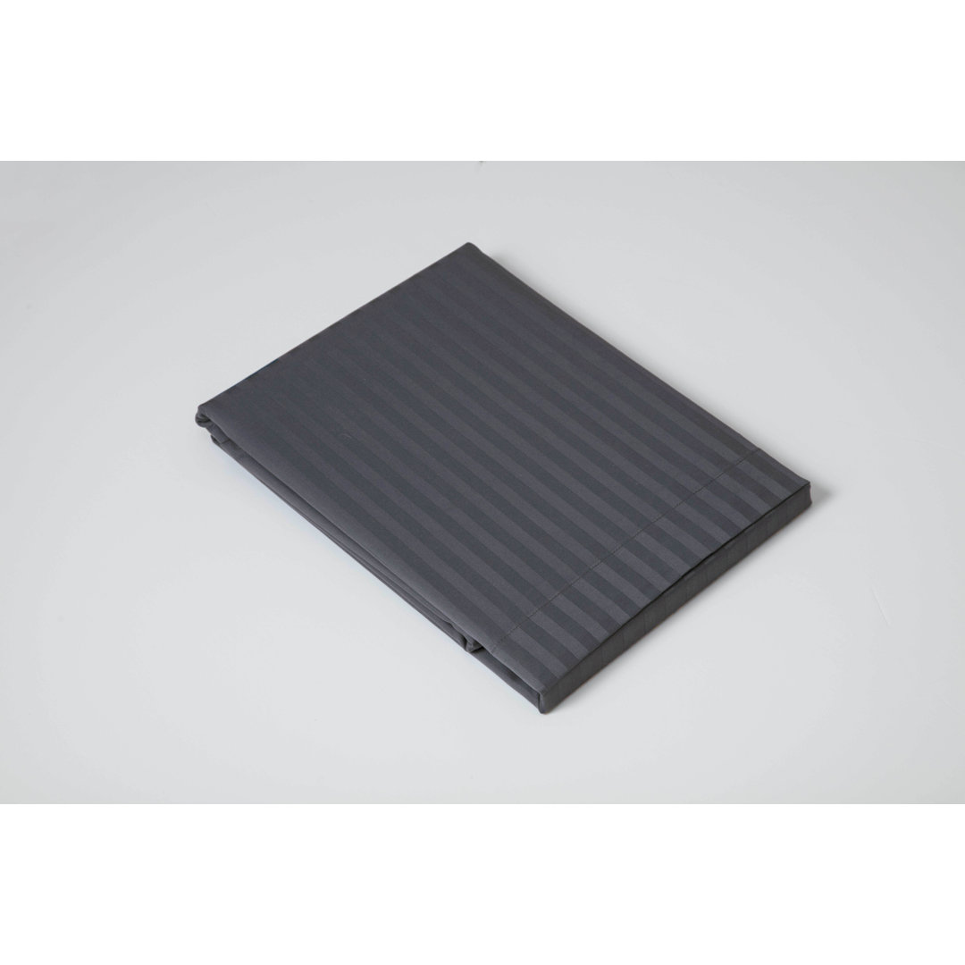 Plain Dye 540 TC Egyptian-Quality Cotton Sateen Flat Sheet