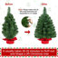 Arbre de Noël de table portable avec base en béton vert-372539488-331898141
