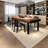 Industrial Style Heavy Solid Wood Dining Table-1051131466