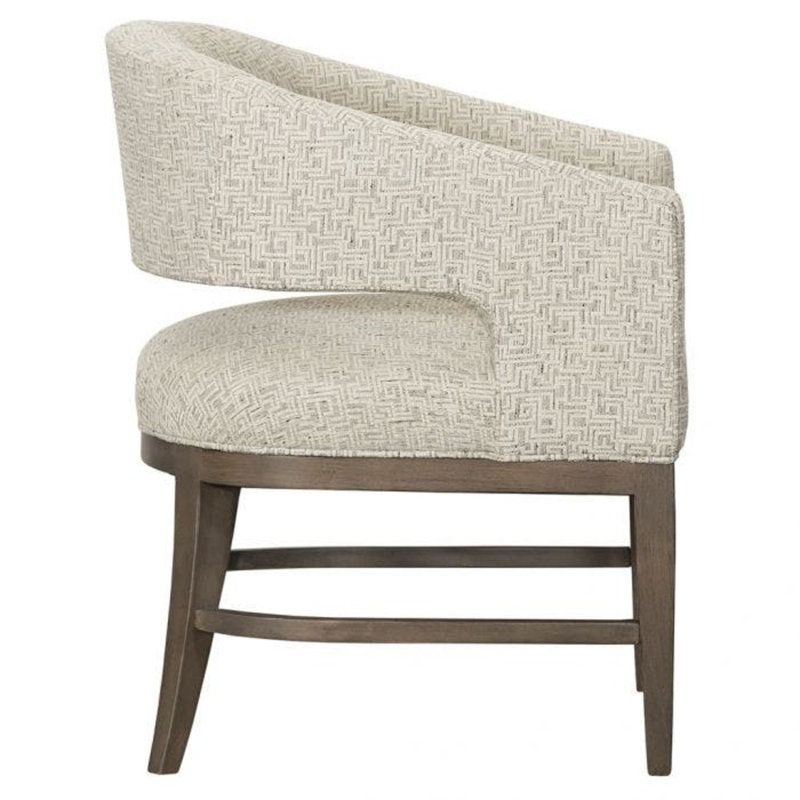 Cleo Upholstered Arm Chair, Almond Buff, Parchment (8794 70)