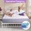 24Cm Memory Foam Pockect Sprung Coils Hybrid Mattress For Lower Motion, Mediun Firm Mattress in-a-Box-122112845