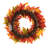 Wreath Faux Lighted Maple Polyester 24'' Wreath