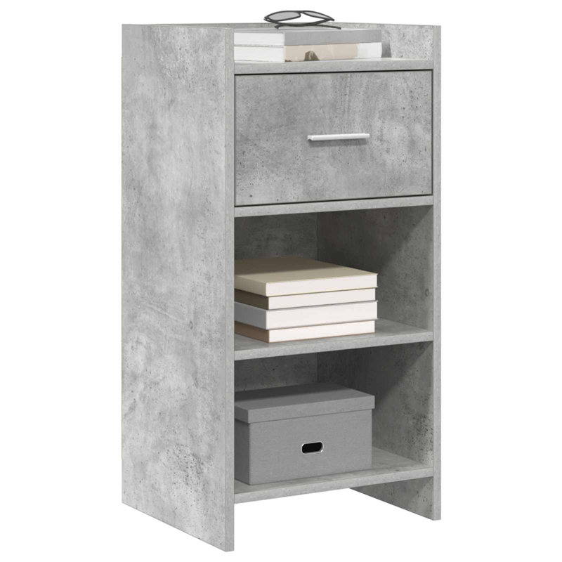 40cm Sideboard, Concrete Grey