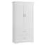 Tall Bathroom Storage Cabinet with Two Doors and Drawers