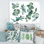 Feuilles d'eucalyptus vert foncé - Peinture sur toile