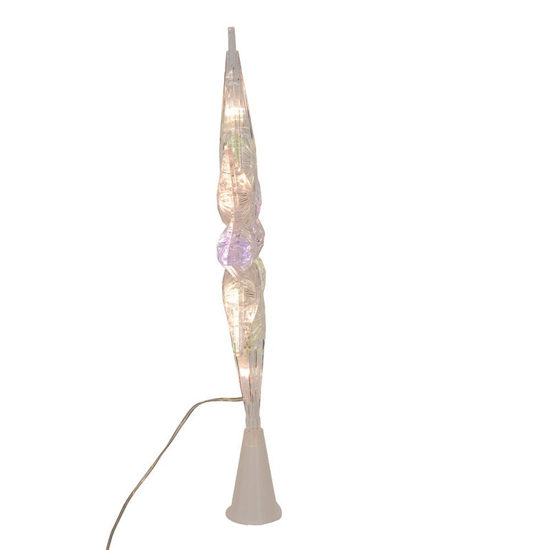 Décoration pour sommet de sapin en forme d'étoile à deux couleurs à DEL 11,6 pouces 11 lumières Kurt Adler
