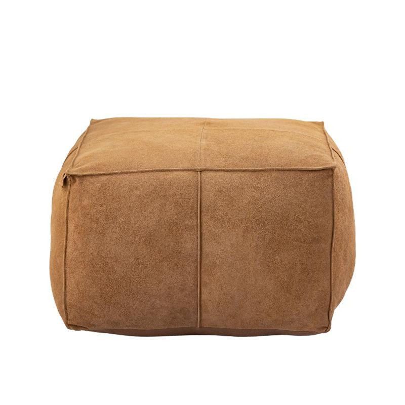 Dex 40cm Wide Pouf Ottoman, Brown