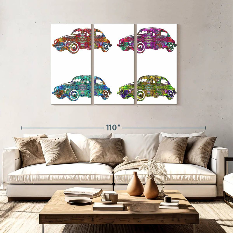 Mehar 4 VWv¢s, 48" H x 74" W