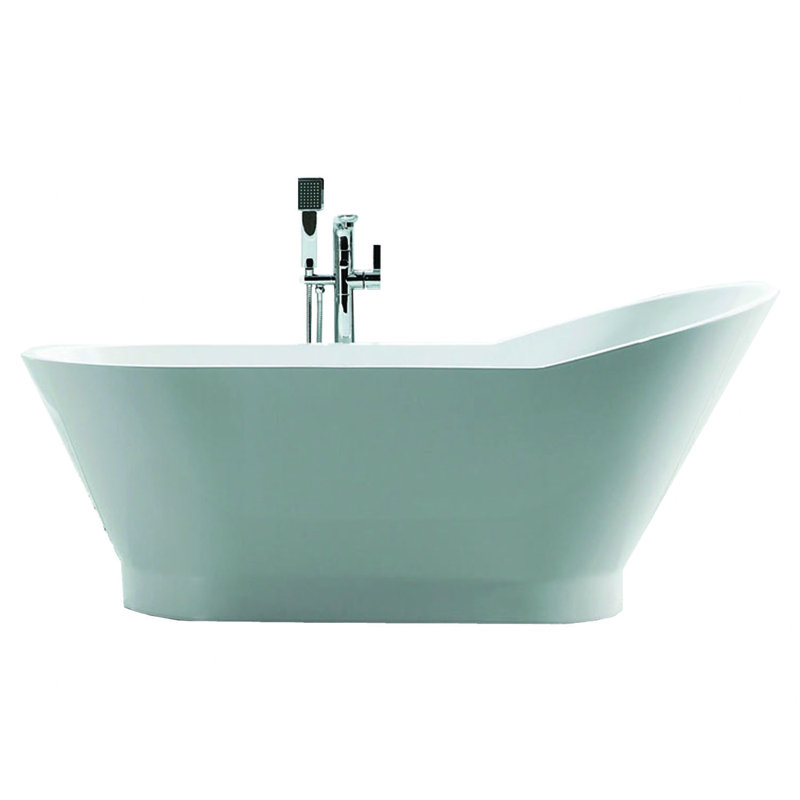 Dove 59'' x 28.35'' Soaking Acrylic Bathtub