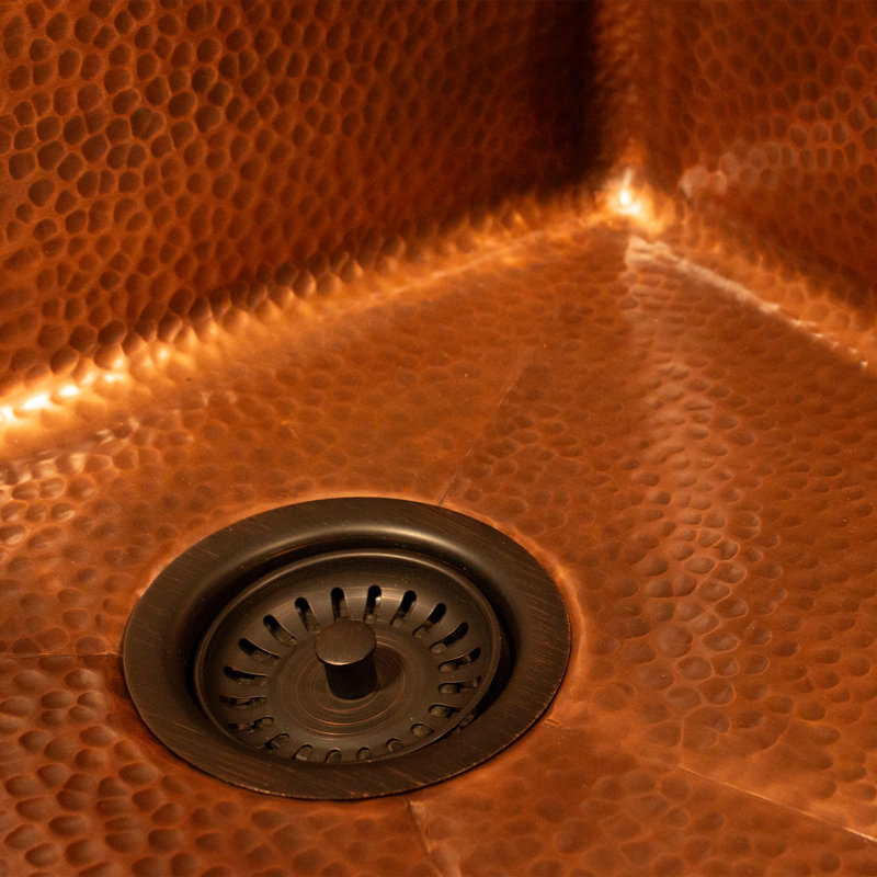 Nantucket Sinks X Studio Dearborn Copper STEPPE Undermount Kitchen Sink