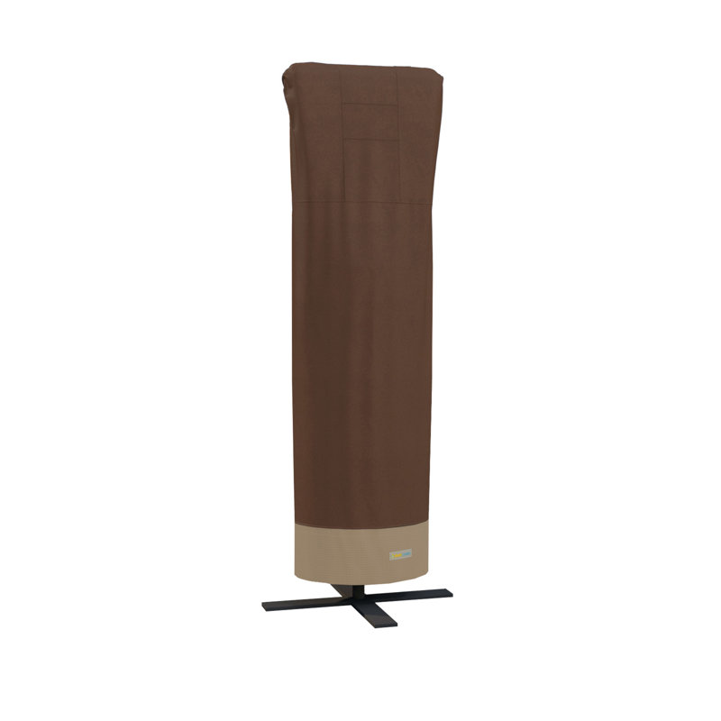 Steve Outdoor Patio Umbrella Cover, 101" H x 34" W x 34" D, Mocha Cappuccino