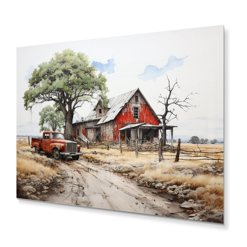 Farmhouse Homestead Legacy - impression sur métal, H 12 po x l 20 po x P 1 po