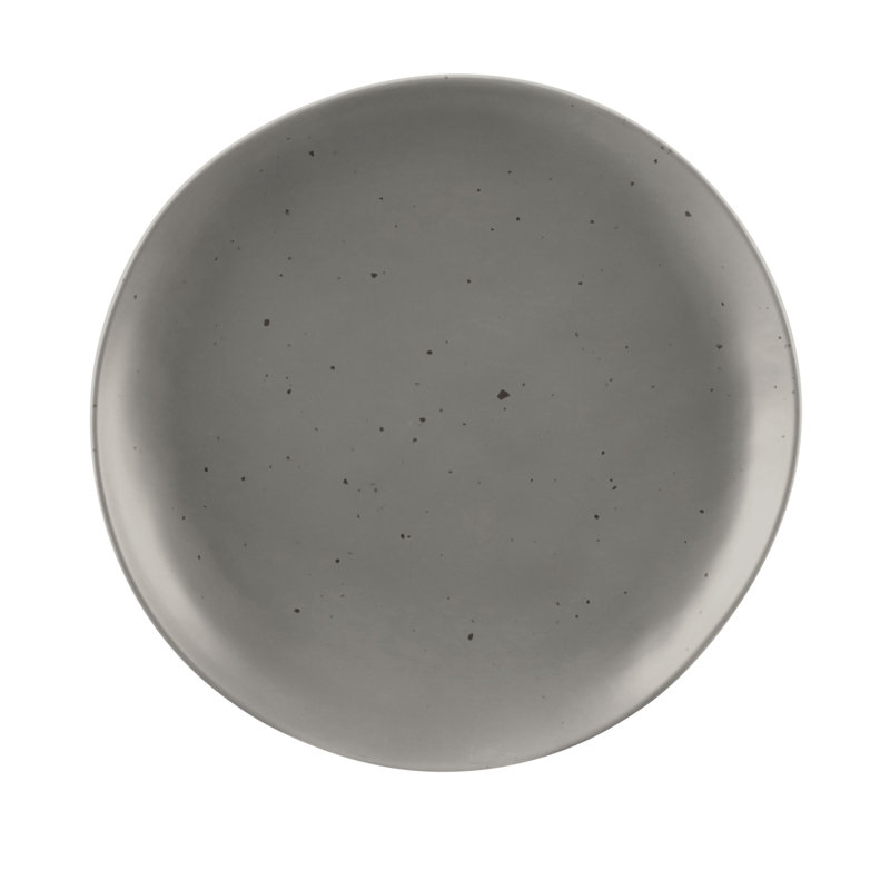 Plaque de hors-d’œuvres mélamine 8" Morocco, Gris foncé