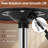 Alandus Swivel Upholstered Adjustable Height Counter Stool with Metal Frame-2015946654