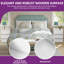  Set Of 2 Bedside Table With 3 Drawers, Bedside Cabinet-905084091
