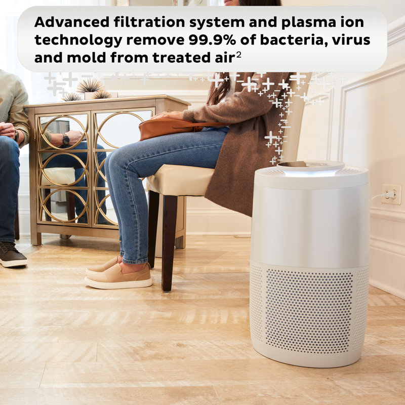 Instant Air Purifier with True HEPA, Pearl