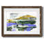 Silent Mountain VI - reproduction encadrée rustique avec tableau mat-595173956-595173957