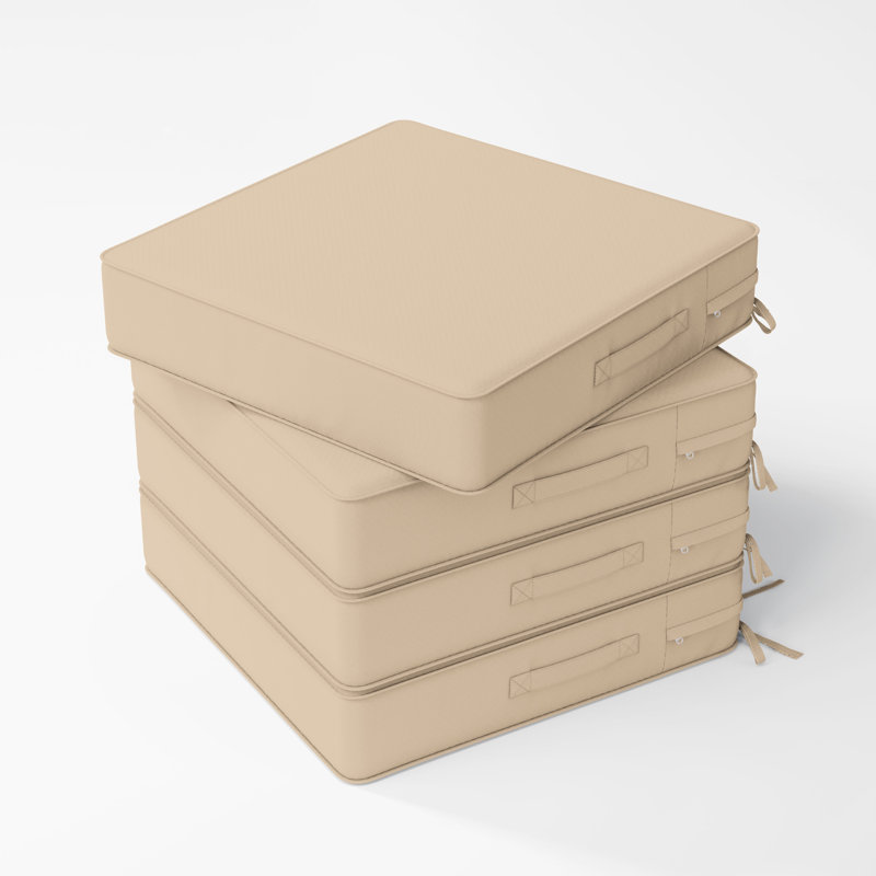 Wynee Outdoor Cushions 24X24x5 Outdoor Chair Cushions And Seat Cushions, Sand, Set of 4