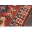 Adrien Hand-Tufted Wool Burnt Sienna/Navy/Beige Area Rug