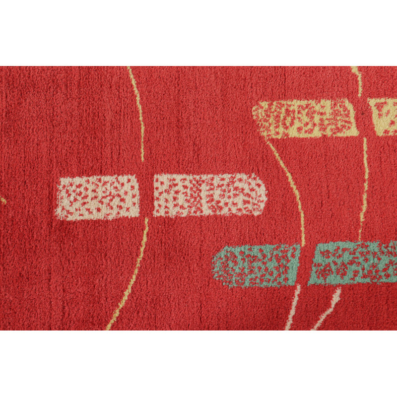 One-of-a-Kind 4’x6’5” Hand Knotted Area Rug