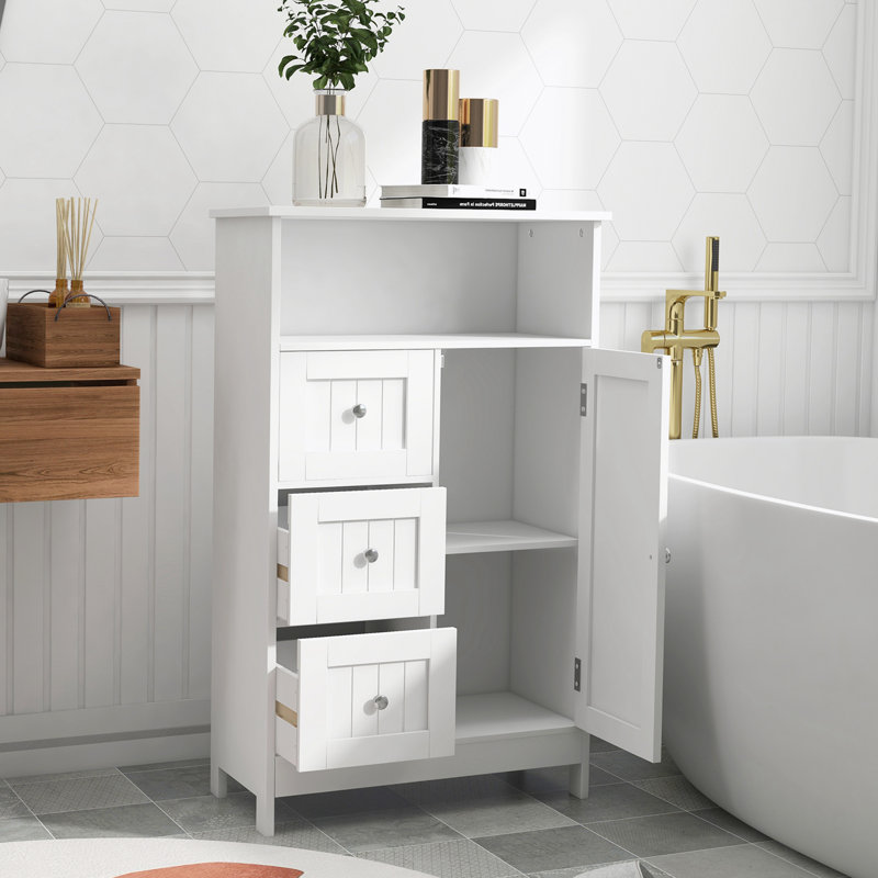 Red Barrel Studio® Freestanding Bathroom Cabinet & Reviews | Wayfair