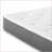 Mattresses | Firm Queen 6" Quilted Foam Mattress with Gel Memory Foam | Snow White | Foam-892709842