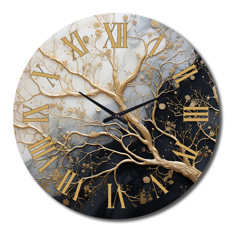 Horloge murale Golden Tree Tree, Grand