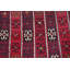Wool Abstract Area Rug in Red