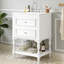 Meuble-lavabo 24 po avec lavabo en céramique-668199466