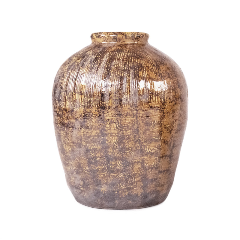 Labreeska Ceramic Table Vase, 14.5" H x 11.5" W x 11.5" D