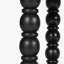 Isabel Spindle Round Black Acacia End Table