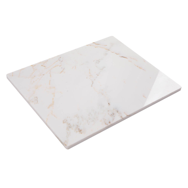 Planche à pâtisserie Lovdeco Luxury, 20 po x 16 po, Or Calacatta