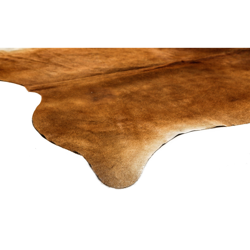 Myrtletown Animal Print Cowhide Flatweave 2cm X 1.75cm Area Rug