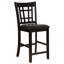 Ensemble de salle à manger 5 pièces Lessa, 4 chaises rembourrées, rallonge-114733165-114733166