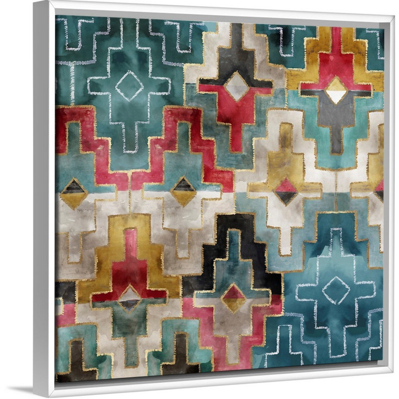 Reproduction d’art sur toile « instamment II » par Eva watts, Toile blanche encadrée, 22" H x 22" W x 1.75" D